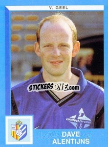 Figurina Dave Alentijns - Football Belgium 1999-2000 - Panini