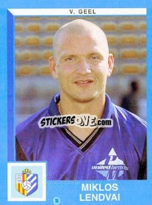 Sticker Miklos Lendvai - Football Belgium 1999-2000 - Panini