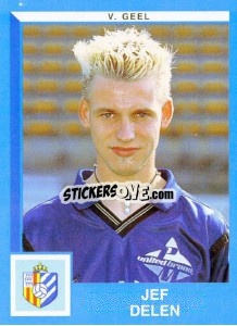 Figurina Jef Delen - Football Belgium 1999-2000 - Panini