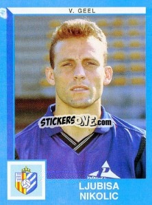 Cromo Ljubisa Nikolic - Football Belgium 1999-2000 - Panini
