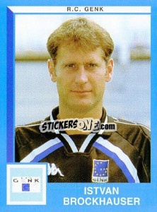 Sticker Istvan Brockhauser - Football Belgium 1999-2000 - Panini