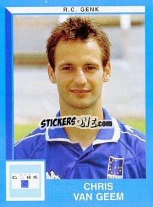 Sticker Chris Van Geem - Football Belgium 1999-2000 - Panini