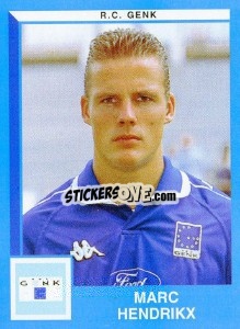 Figurina Marc Hendrikx - Football Belgium 1999-2000 - Panini