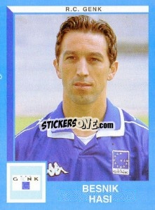 Sticker Besnik Hasi - Football Belgium 1999-2000 - Panini