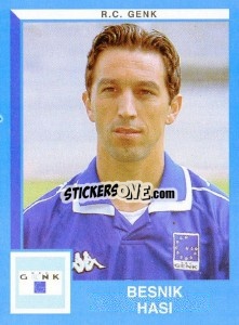 Figurina Besnik Hasi - Football Belgium 1999-2000 - Panini