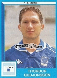 Sticker Thordur Gudjonsson - Football Belgium 1999-2000 - Panini