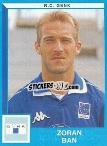 Sticker Zoran Ban - Football Belgium 1999-2000 - Panini