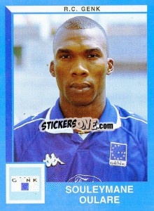 Figurina Souleymane Oulare - Football Belgium 1999-2000 - Panini