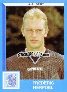 Cromo Frederic Herpoel - Football Belgium 1999-2000 - Panini