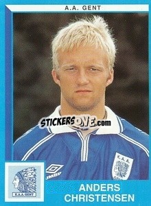 Sticker Anders Christensen - Football Belgium 1999-2000 - Panini