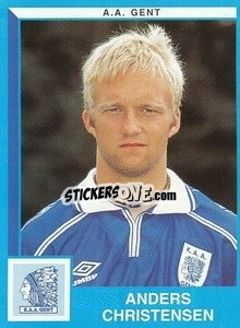 Sticker Anders Christensen - Football Belgium 1999-2000 n. 153 - Panini