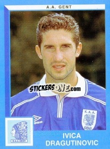 Sticker Ivica Dragutinovic - Football Belgium 1999-2000 - Panini