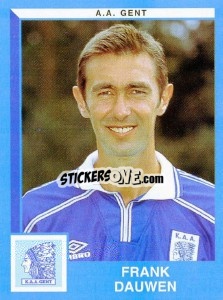 Sticker Frank Dauwen - Football Belgium 1999-2000 n. 158 - Panini