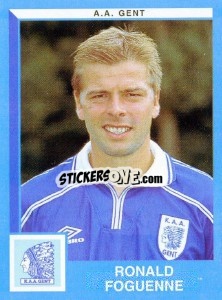Sticker Ronald Foguenne - Football Belgium 1999-2000 n. 159 - Panini