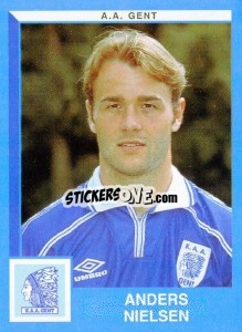 Sticker Anders Nielsen - Football Belgium 1999-2000 - Panini