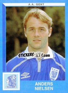 Sticker Anders Nielsen - Football Belgium 1999-2000 n. 163 - Panini