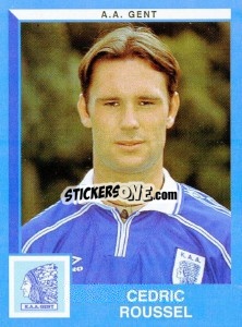 Sticker Cedric Roussel - Football Belgium 1999-2000 - Panini