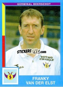 Sticker Franky Van Der Elst - Football Belgium 1999-2000 - Panini