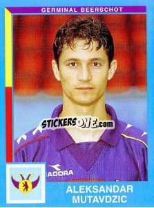 Cromo Aleksandar Mutavdzic - Football Belgium 1999-2000 - Panini