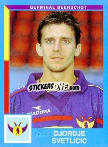 Sticker Djordje Svetlicic - Football Belgium 1999-2000 - Panini