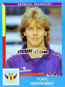 Sticker Tony Herreman - Football Belgium 1999-2000 n. 178 - Panini