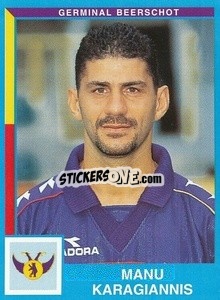Sticker Manu Karagiannis - Football Belgium 1999-2000 n. 179 - Panini