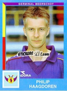 Sticker Philip Haagdoren - Football Belgium 1999-2000 - Panini