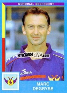 Figurina Marc Degryse - Football Belgium 1999-2000 - Panini