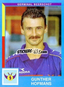 Sticker Gunther Hofmans - Football Belgium 1999-2000 - Panini
