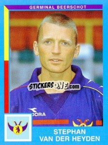 Cromo Stephan Van Der Heyden - Football Belgium 1999-2000 - Panini