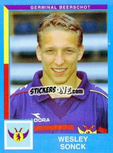Sticker Wesley Sonck - Football Belgium 1999-2000 - Panini