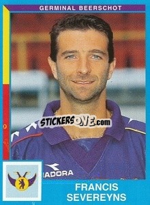 Sticker Francis Severeyns - Football Belgium 1999-2000 - Panini