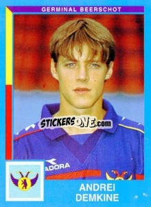 Sticker Andrei Demkine - Football Belgium 1999-2000 - Panini