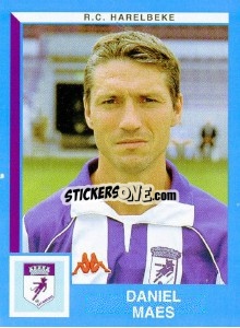 Sticker Daniel Maes - Football Belgium 1999-2000 n. 192 - Panini