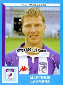 Sticker Martinus Laamers - Football Belgium 1999-2000 - Panini