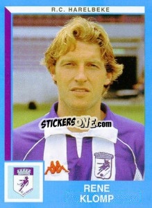 Cromo Rene Klomp - Football Belgium 1999-2000 n. 198 - Panini