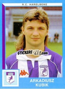 Sticker Arkadiusz Kubik - Football Belgium 1999-2000 - Panini