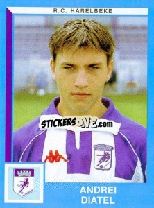 Sticker Andrei Diatel - Football Belgium 1999-2000 - Panini