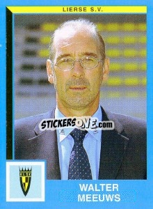 Sticker Walter Meeuws - Football Belgium 1999-2000 - Panini