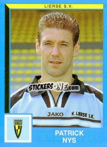 Sticker Patrick Nys - Football Belgium 1999-2000 - Panini