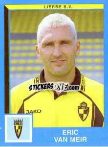 Sticker Eric Van Meir - Football Belgium 1999-2000 - Panini