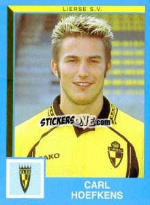 Sticker Carl Hoefkens - Football Belgium 1999-2000 - Panini