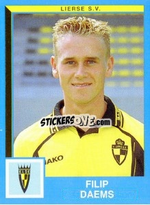 Sticker Filip Daems - Football Belgium 1999-2000 - Panini