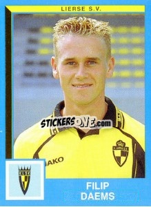 Sticker Filip Daems - Football Belgium 1999-2000 n. 216 - Panini