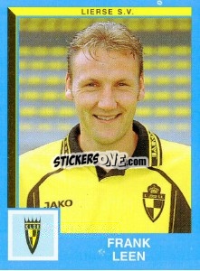 Sticker Frank Leen - Football Belgium 1999-2000 - Panini