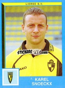 Sticker Karel Snoeckx - Football Belgium 1999-2000 n. 220 - Panini
