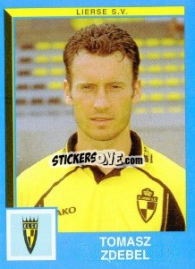 Sticker Tomasz Zdebel - Football Belgium 1999-2000 - Panini