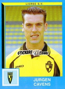 Figurina Jurgen Cavens - Football Belgium 1999-2000 - Panini