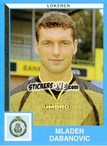 Sticker Mladen Dabanovic - Football Belgium 1999-2000 n. 231 - Panini