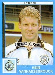 Sticker Hein Vanhaezebrouck - Football Belgium 1999-2000 n. 233 - Panini